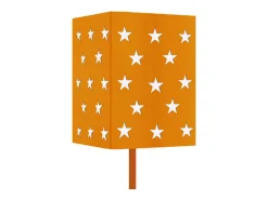 TOSEL Lámpara de Pie ,metal,,A168xD 40xP40cm Naranja Sale