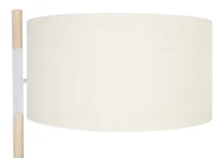 Hot TOSEL Lámpara de Pie ,metal, ,A145xD30xP30cm Blanco