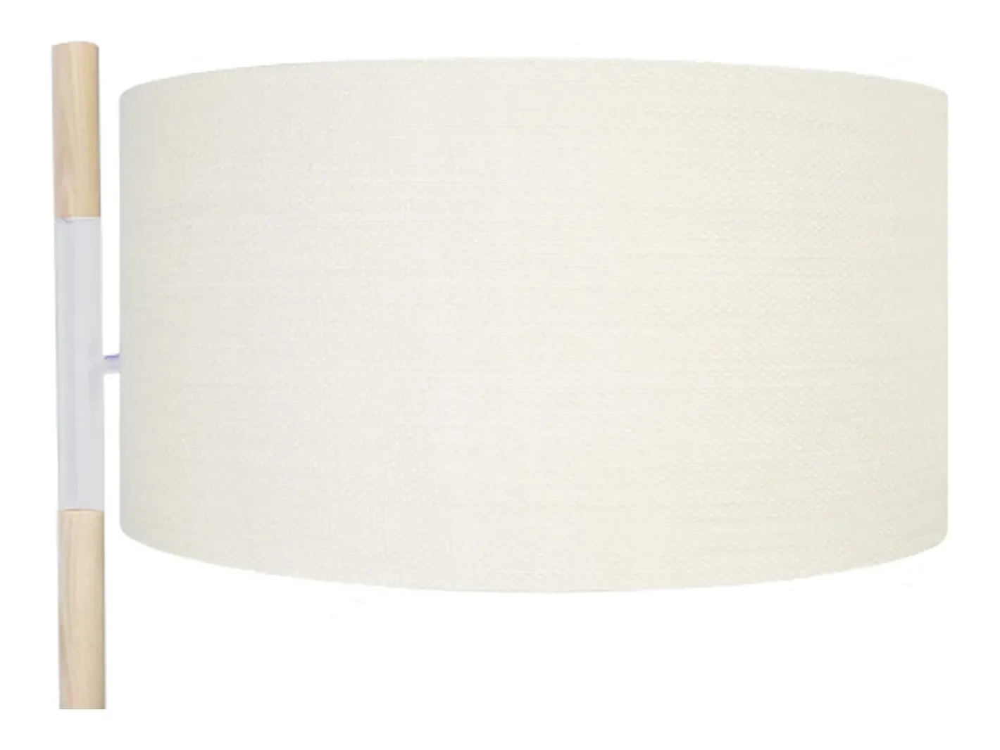 Hot TOSEL Lámpara de Pie ,metal, ,A145xD30xP30cm Blanco
