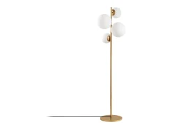 Hot Concept-Usine Lámpara de Pie Vintage Dorada con 4 Elegantes Luces para Dormitorio Salón Oficina Dorado