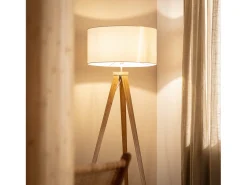 Ledkia Lámpara De Pie-Lámpara de Pie Wol Blanco Multicolor