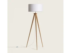 Ledkia Lámpara De Pie-Lámpara de Pie Wol Blanco Multicolor
