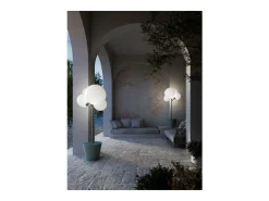 Lámpara de pie Zafferano - Tree of Light para exterior e interior, color - Lámpara de pie LED E27 - Superficie de apoyo orientable Blanco