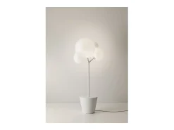 Lámpara de pie Zafferano - Tree of Light para exterior e interior, color - Lámpara de pie LED E27 - Superficie de apoyo orientable Blanco
