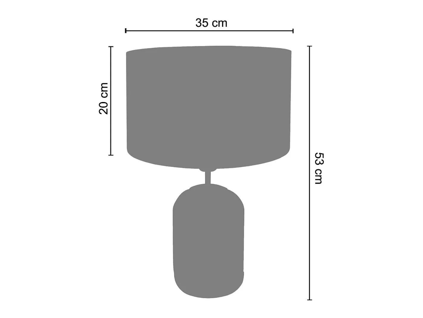 TOSEL Lámpara de Salón ,madera,vidrio,natural,A53xD 35xP35cm Azul