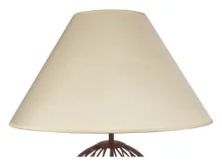 New TOSEL Lámpara de Salón ,metal,Marrón,A44xD45xP45cm Marru00f3n / Crema