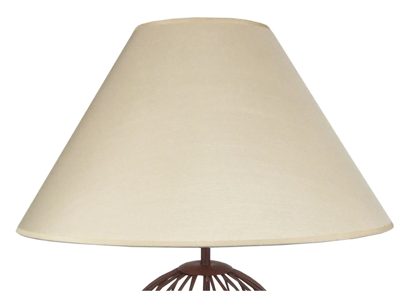 New TOSEL Lámpara de Salón ,metal,Marrón,A44xD45xP45cm Marru00f3n / Crema