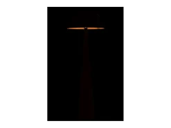 J-Line Lámpara De Pie-Lámpara de seta de metal 51x51x148 cm Negro