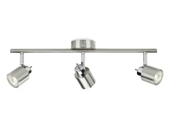 Best Ledkia Lámpara de Techo 3 Focos Meranti Cromado Dorado