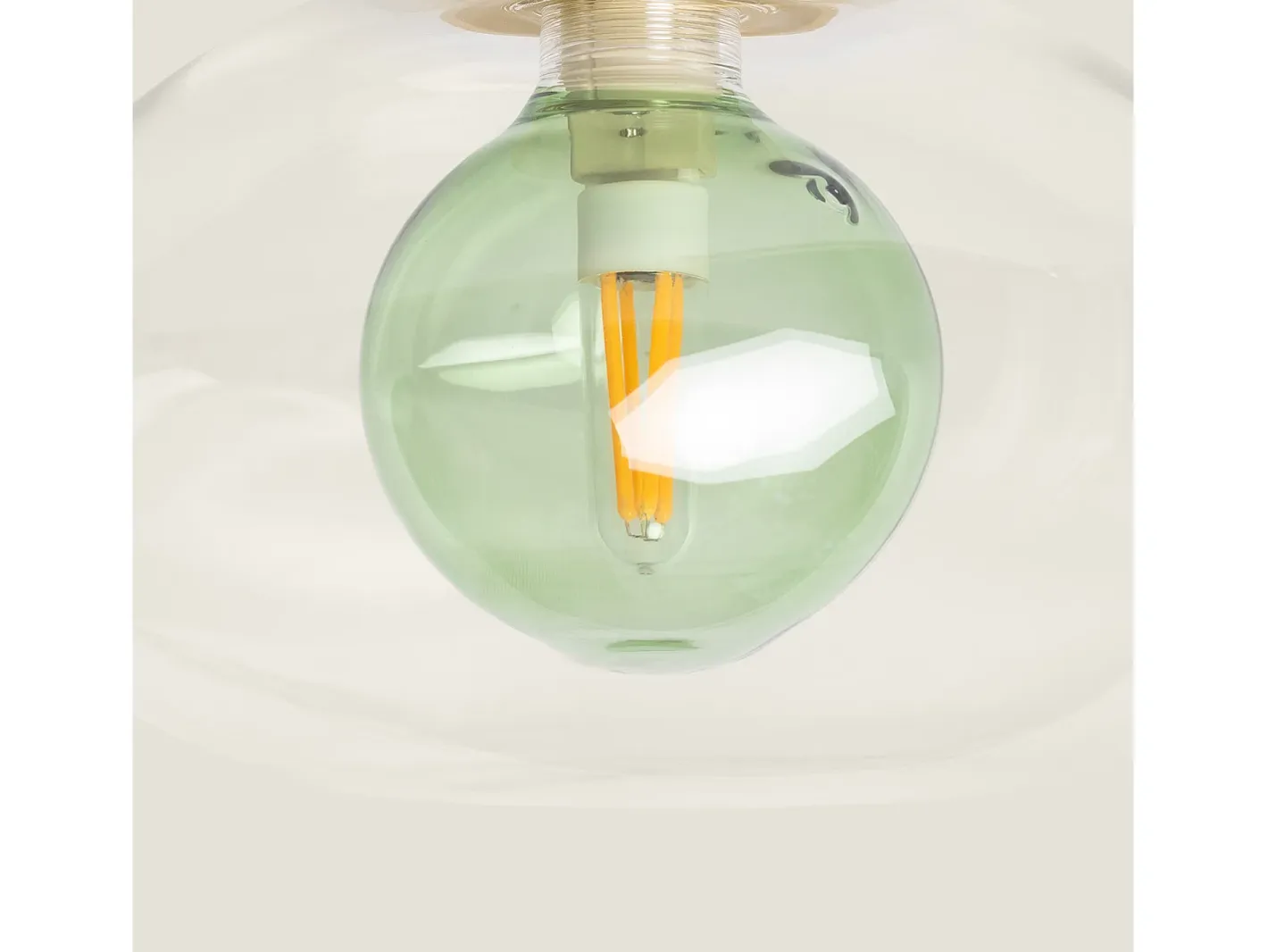 Ledkia Lámpara de Techo Aluminio Hassi Verde