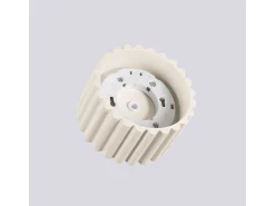 Sollux Lighting Plafón-Lámpara De Techo Aura Minimalista De Aluminio - 1 Fuentes Luminosas - L.10 X A.10 Cm - Beige