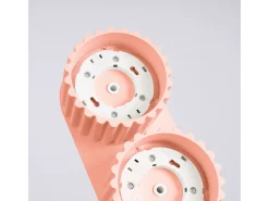 Sollux Lighting Plafón-Lámpara De Techo Aura Minimalista De Aluminio - 2 Fuentes Luminosas - L.21 X A.12 Cm - Aterciopelado Rosa