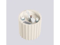 Outlet Sollux Lighting Lámpara De Techo Aura Minimalista De Aluminio - 1 Fuentes Luminosas - L.10 X A.10 Cm - Beige