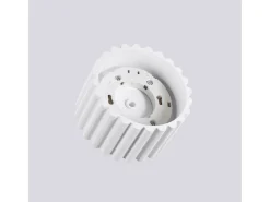 Best Sollux Lighting Lámpara De Techo Aura Minimalista De Aluminio - 1 Fuentes Luminosas - L.10 X A.10 Cm - Blanco