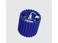 Outlet Sollux Lighting Lámpara De Techo Aura Minimalista De Aluminio - 1 Fuentes Luminosas - L.10 X A.10 Cm - Ultramarino Azul oscuro