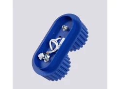 Sollux Lighting Plafón-Lámpara De Techo Aura Minimalista De Aluminio - 2 Fuentes Luminosas - L.21 X A.12 Cm - Ultramarino Azul oscuro