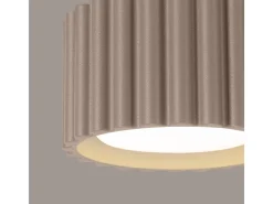 Sollux Lighting Lámpara De Techo Aura Minimalista De Aluminio - 1 Fuentes Luminosas - L.10 X A.10 Cm - Pardo Gris Online