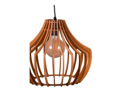Lámpara de techo Bali Bel Air 40W altura regulable madera Ø35 cm Color natural claro Clearance