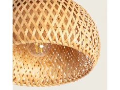 Ledkia Iluminación Exterior-Lámpara de Techo Bambú Kea Natural Multicolor