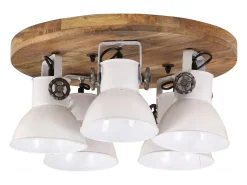 Best Lámpara de techo blanca 25 W E27 50x50x25 cm ES653308 Blanco