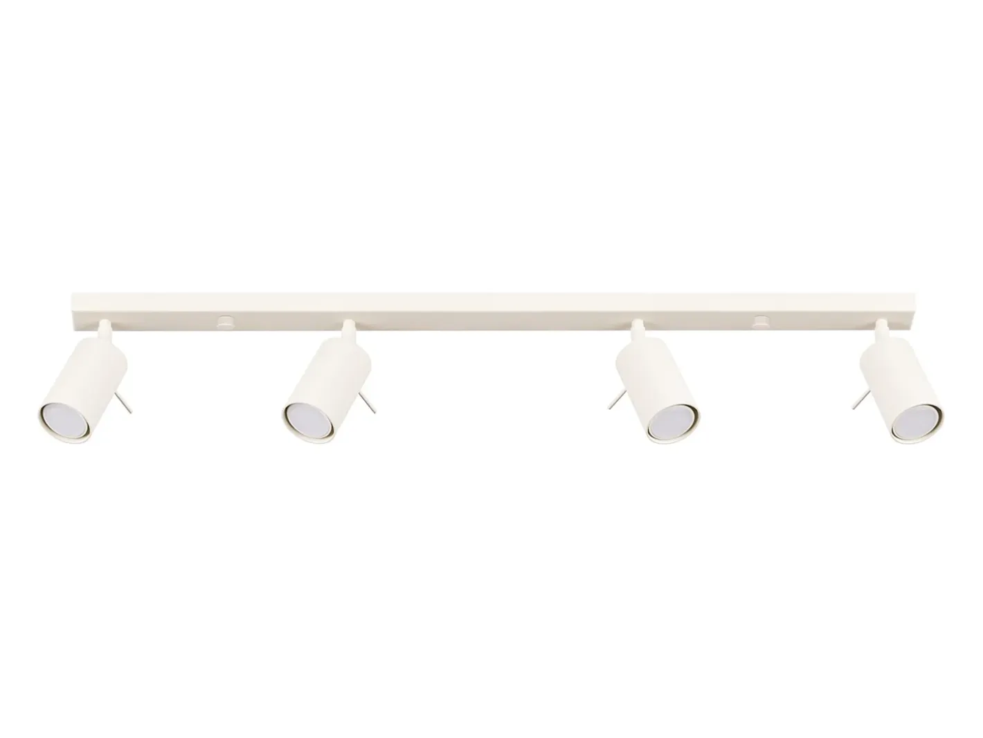 Sollux Lighting Plafón-Lámpara de techo Briix moderno de acero - 4 fuentes luminosas 3000K - L.81 x A.17 cm - Beige