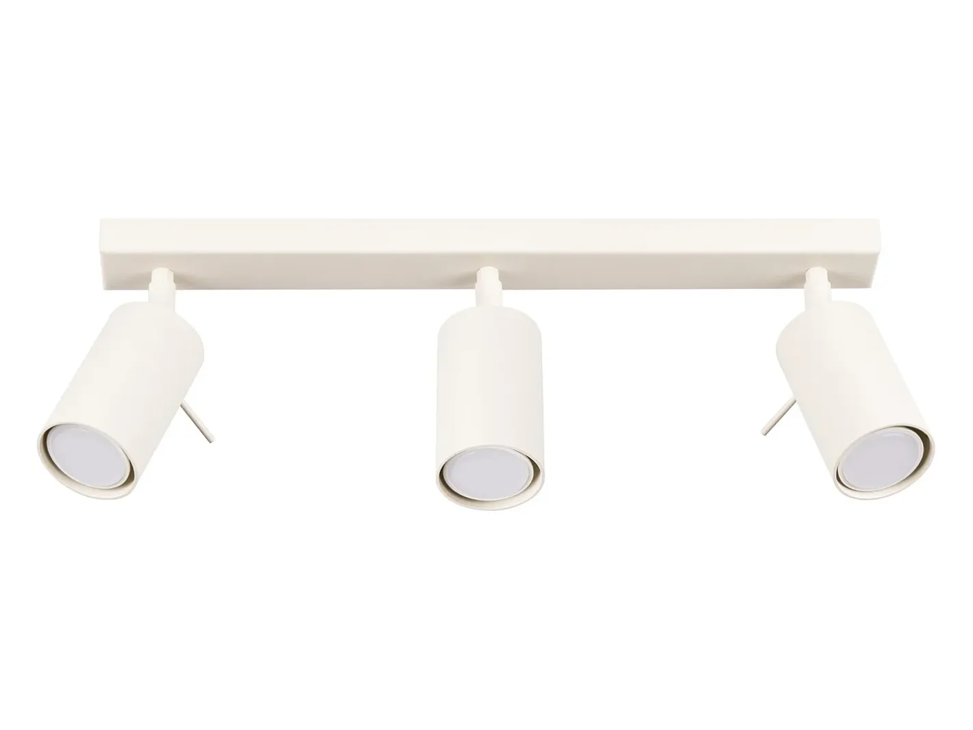 New Sollux Lighting Lámpara de techo Briix moderno de acero - 3 fuentes luminosas 4000K - L.45 x A.17 cm - Beige