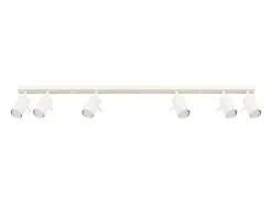 Online Sollux Lighting Lámpara de techo Briix moderno de acero - 6 fuentes luminosas 3000K - L.117 x A.17 cm - Beige
