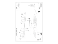 Sollux Lighting Plafón-Lámpara de techo Briix moderno de acero - 6 fuentes luminosas 4000K - L.117 x A.17 cm - oliva Verde