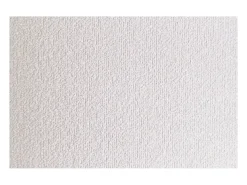 Online Miliboo Lámpara de techo cilíndrica de borreguillo blanco y rafia natural 50 cm TRAVES Marfil