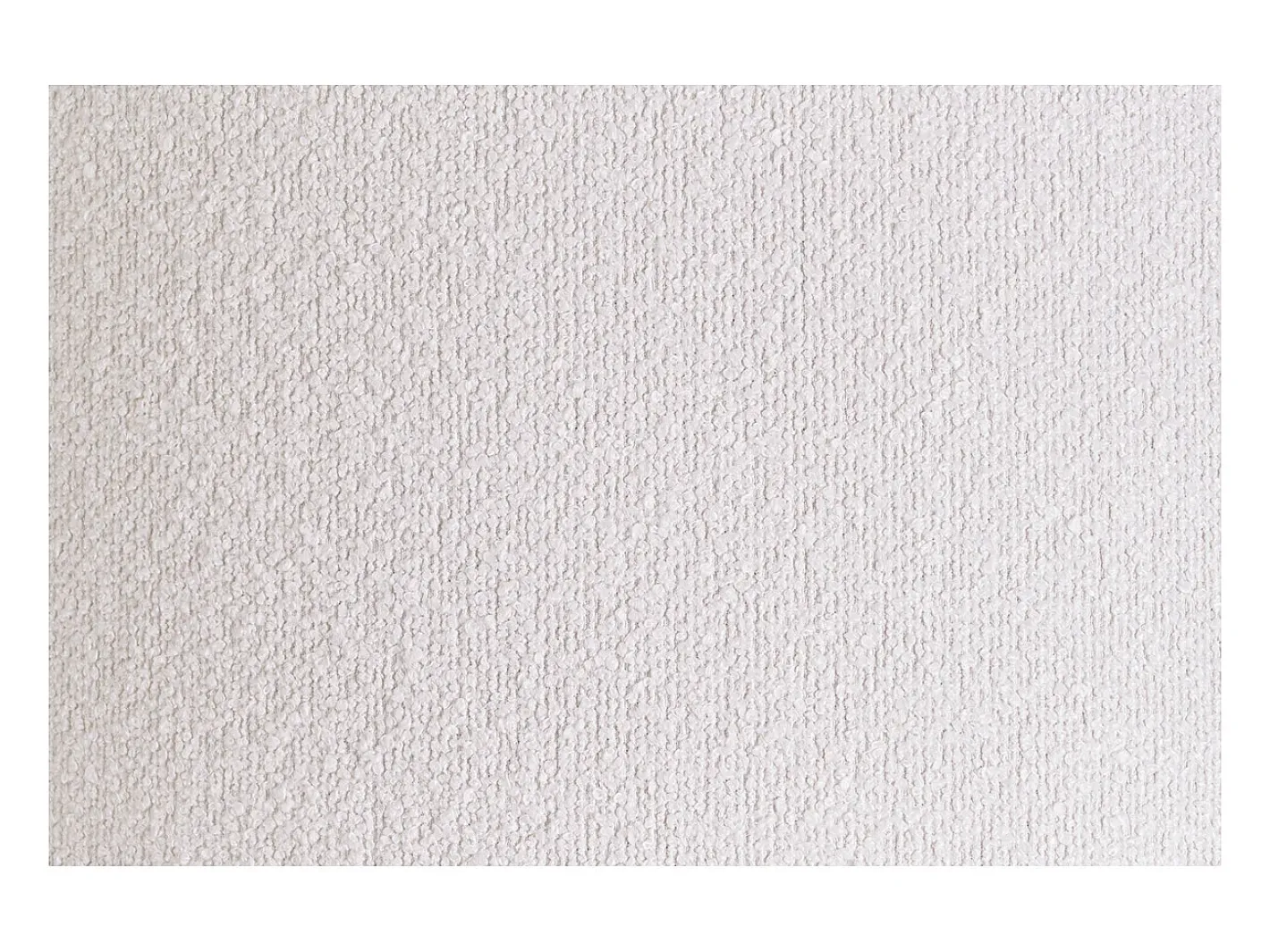 Online Miliboo Lámpara de techo cilíndrica de borreguillo blanco y rafia natural 50 cm TRAVES Marfil