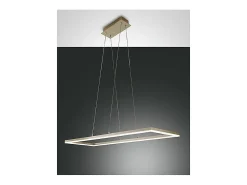 New Lámpara de techo colgante LED Bard 52W 3394-45-225 Oro mate Fabas Luce Dorado