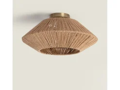 Ledkia Lámpara de Techo Cuerda Natural Big Muitu Moksha Natural Multicolor