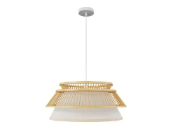 Best Rendez-Vous Déco Lámpara de techo de bambú natural 46 cm - Maupiti Beige