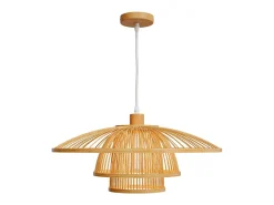 Rendez-Vous Déco Lámpara de techo de bambú natural y metal D50 cm - Mirabel Beige Sale