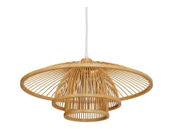 Rendez-Vous Déco Lámpara de techo de bambú natural y metal D50 cm - Mirabel Beige Sale