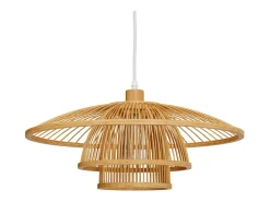 Rendez-Vous Déco Lámpara de techo de bambú natural y metal D50 cm - Mirabel Beige Sale