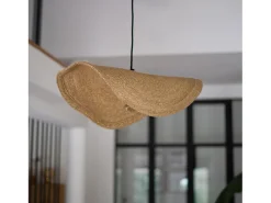 Rendez-Vous Déco Lámpara de techo de material natural y metal D61 cm - Maho Beige New