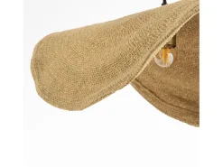 Rendez-Vous Déco Lámpara de techo de material natural y metal D61 cm - Maho Beige New