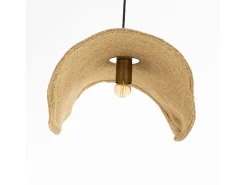 Rendez-Vous Déco Lámpara de techo de material natural y metal D61 cm - Maho Beige New