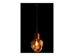 J-Line Plafón-Lámpara de techo de metal 25*25*160 cm Gris
