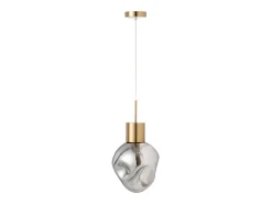 J-Line Plafón-Lámpara de techo de metal 25*25*160 cm Gris