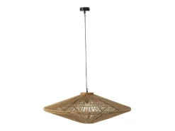 J-Line Plafón-Lámpara de techo de metal natural 93*93*36 cm Color natural claro