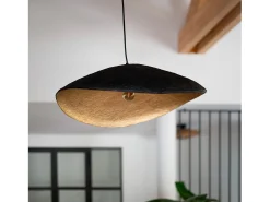 Rendez-Vous Déco Lámpara de techo de papel y hilo D71 cm - Milano Negro Outlet