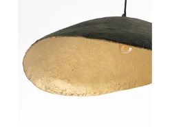 Rendez-Vous Déco Lámpara de techo de papel y hilo D71 cm - Milano Negro Outlet