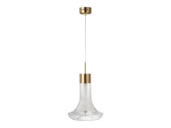 J-Line Plafón-Lámpara de techo de vidrio 34*34*160 cm Transparente