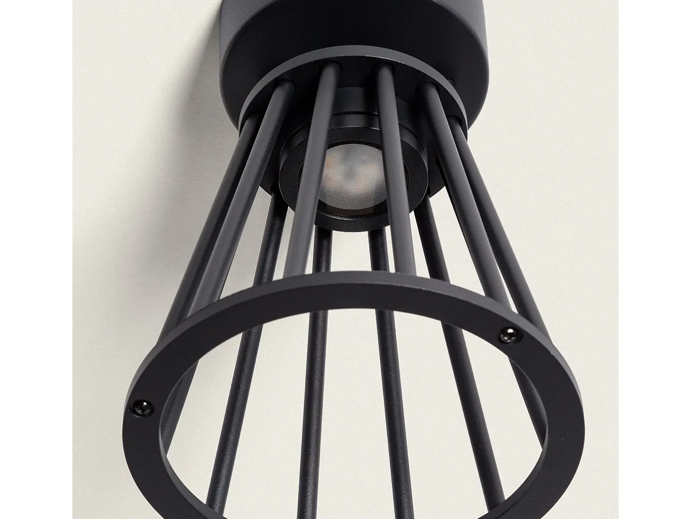 Clearance Ledkia Lámpara de Techo Exterior LED 6W Aluminio Bradda Negro