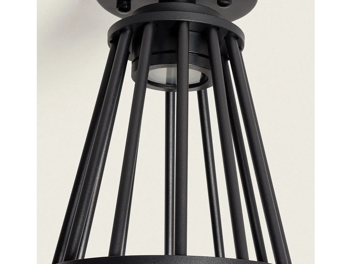 Clearance Ledkia Lámpara de Techo Exterior LED 6W Aluminio Bradda Negro