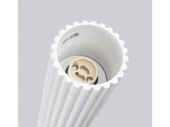 Best Sollux Lighting Lámpara de techo Gloow minimalista de aluminio - 1 fuentes luminosas 3000K - L.6,5 x A.30 cm - Blanco