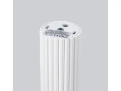 Best Sollux Lighting Lámpara de techo Gloow minimalista de aluminio - 1 fuentes luminosas 3000K - L.6,5 x A.30 cm - Blanco
