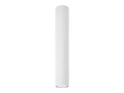 Best Sollux Lighting Lámpara de techo Gloow minimalista de aluminio - 1 fuentes luminosas 3000K - L.6,5 x A.40 cm - Blanco